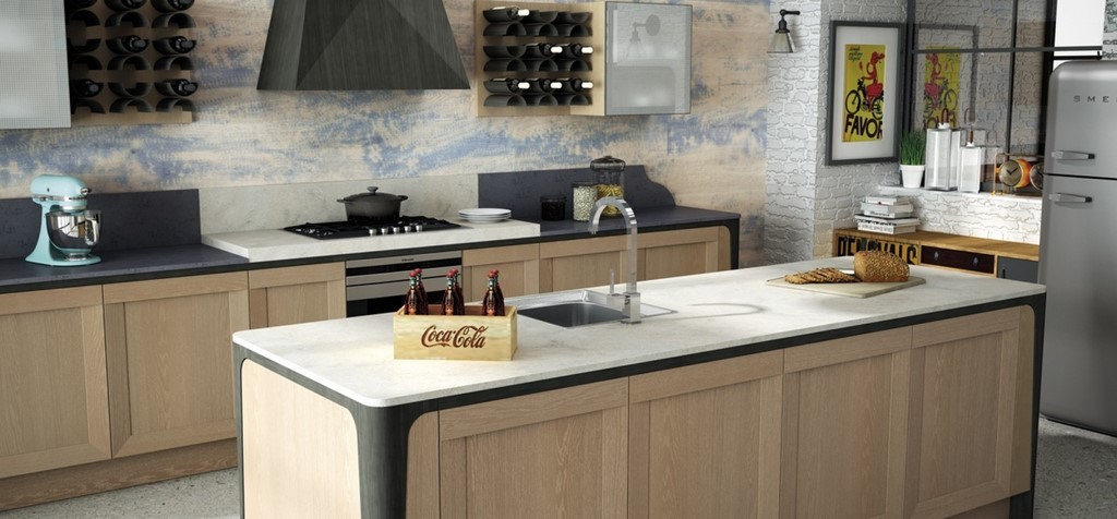 CUCINA LEGNO MODERNA MILANO